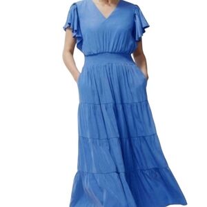 Chico's Royal Blue V-Neck Dress